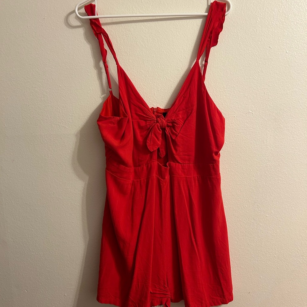 Rue21 Vibrant Red romper